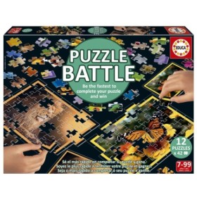 Puzzle Battle Educa Natura - 12 Puzzles de 42 Peças Puzzles Educa - 1