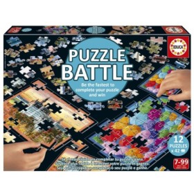 Puzzle Battle Educa Travel - 12 Quebra-cabeças de 42 Peças Puzzles Educa - 1