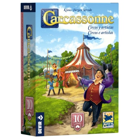 Carcassonne Expansão 10: Circo e Artistas - Devir Devir - 1