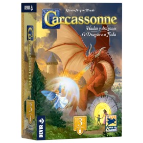 Carcassonne Expansão 3: Dragões e Fadas - Devir Devir - 1