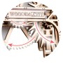 Relógio de Parede Steampunk - Puzzle 3D de Madeira Wooden City Wooden City - 5