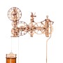 Relógio de Parede Steampunk - Puzzle 3D de Madeira Wooden City Wooden City - 3
