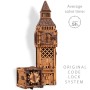 Big Ben - Caixa Secreta Escape Room 3D em Madeira Wooden City Wooden City - 3