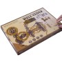 Relógio de Parede Engrenagens Steampunk - Puzzle 3D de Madeira Wooden City Wooden City - 2