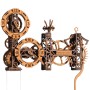 Relógio de Parede Engrenagens Steampunk - Puzzle 3D de Madeira Wooden City Wooden City - 1