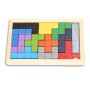 Puzzle de Blocos de Madeira - Jogo Educativo de Lógica - 1