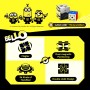 GAN Square-1 - Minions Edition (Magnetic + MagLev + Ball-Core + Matte) Gan Cube - 8