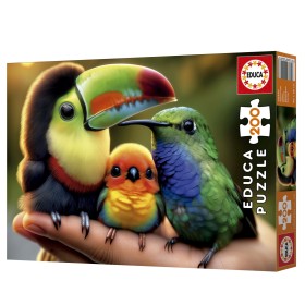 Puzzle Educa Passarinhos Bebés de 200 Peças Puzzles Educa - 1