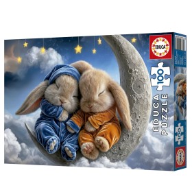Puzzle Educa Sonhos de Coelhinhos de 100 Peças Puzzles Educa - 1