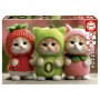Puzzle Educa Gatinhos Frutados de 200 Peças Puzzles Educa - 3