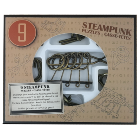 Steampunk Puzzles Caixa Marrom