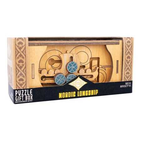 Nordic Longship - Caixa Secreta de Madeira Project Genius Project Genius - 1