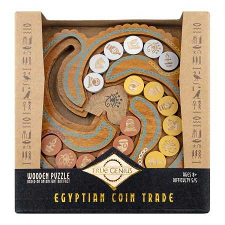 Egyptian Coin Trade - Quebra-cabeças de Moedas de Madeira Project Genius Project Genius - 1