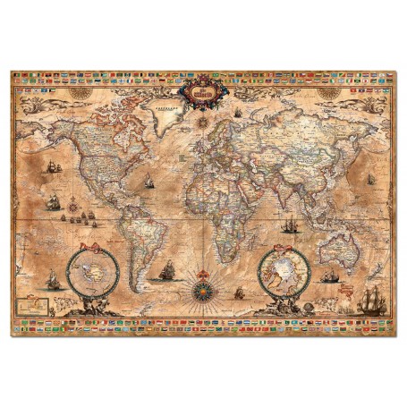 Mapa Puzzles Educa Mundo 1000 Peças - Puzzles Educa