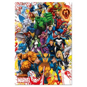 Puzzle Educa Marvel Heroes 500 Peças Puzzles Educa - 1