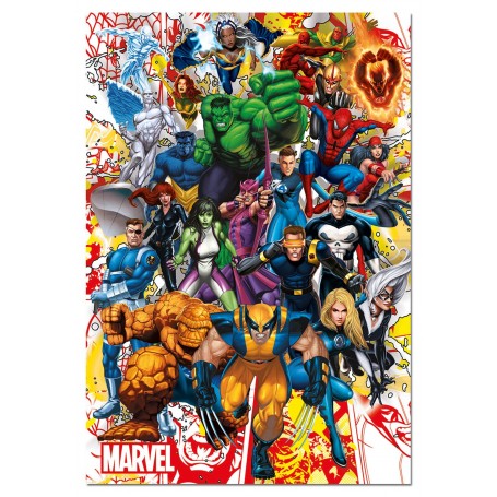 Puzzle Educa Marvel Heroes 500 Peças - Puzzles Educa