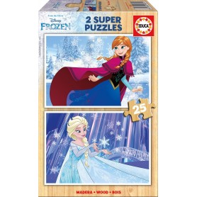 Puzzle Educa Frozen 2 x 25 Peças Puzzles Educa - 1