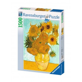 Puzzle Ravensburger Van Gogh: Os Girassóis de 1500 Peças Ravensburger - 1