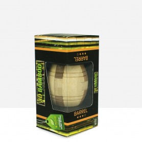 Puzzle barril de bambu 3D - 3D Bamboo Puzzles