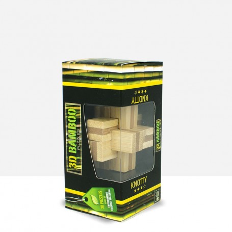 Puzzle Knotty 3D Bambu - 3D Bamboo Puzzles