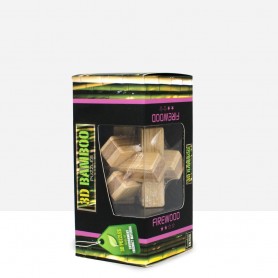 Puzzle Lenha Bambu 3D - 3D Bamboo Puzzles