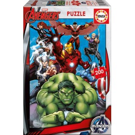 Puzzle Educa Os Vingadores 200 Peças Puzzles Educa - 1