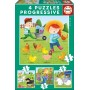 Puzzle Educa Animais da Fazenda 6-9-12-16 Peças - Puzzles Educa