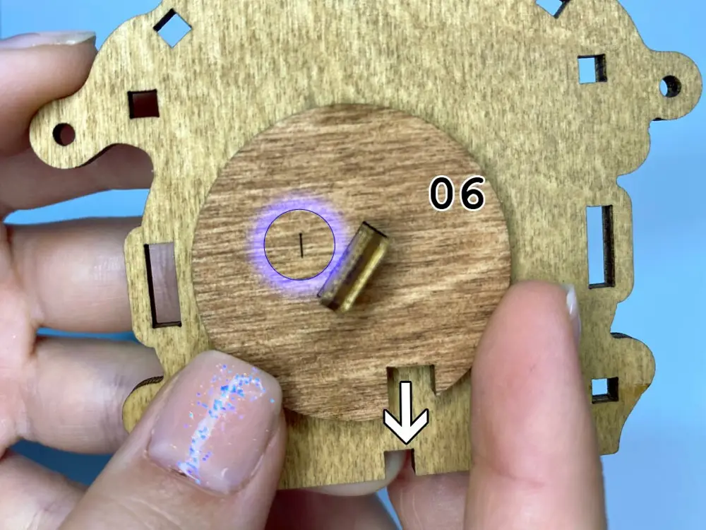 New Year Box – Montagem – Passo 2 – Monta a parte de trás