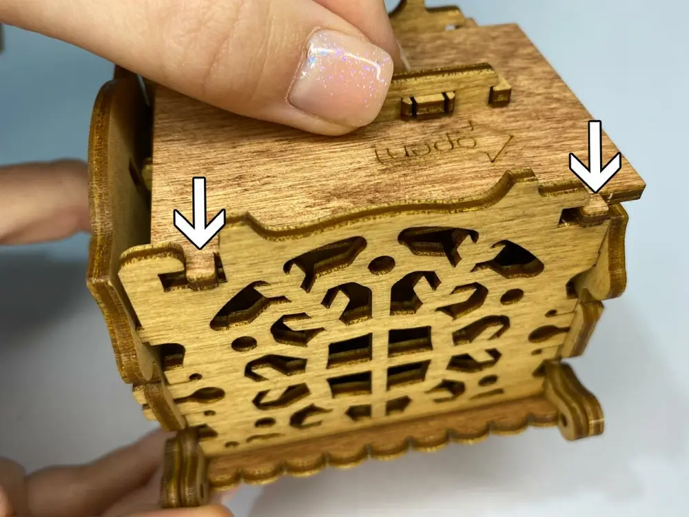 New Year Box – Montagem – Passo 4 – Monta o fundo