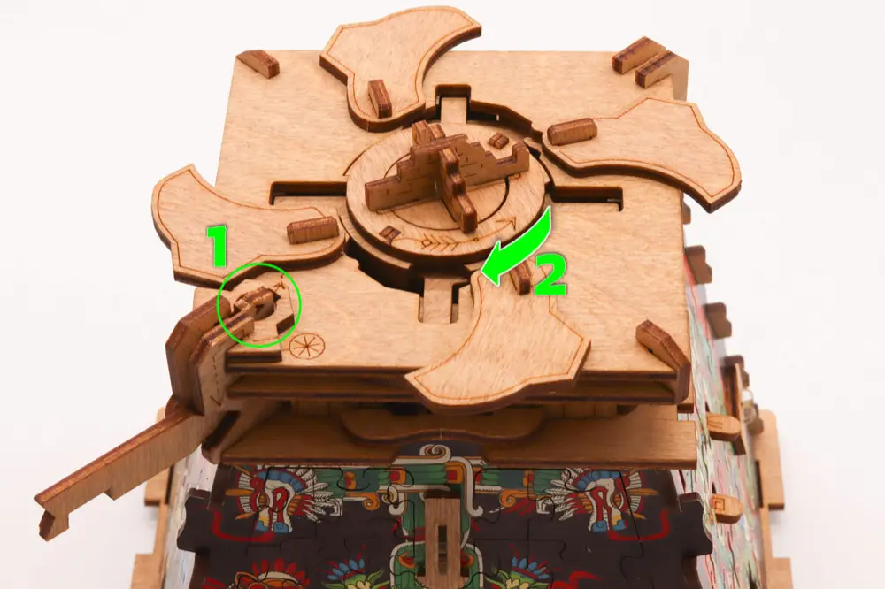 CLUEPUZZLE: A Pirâmide do Sol – Repor – Repor a Pirâmide no estado inicial