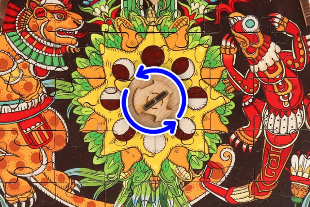 CLUEPUZZLE: A Pirâmide do Sol – Pistas – O sol – Pista 3