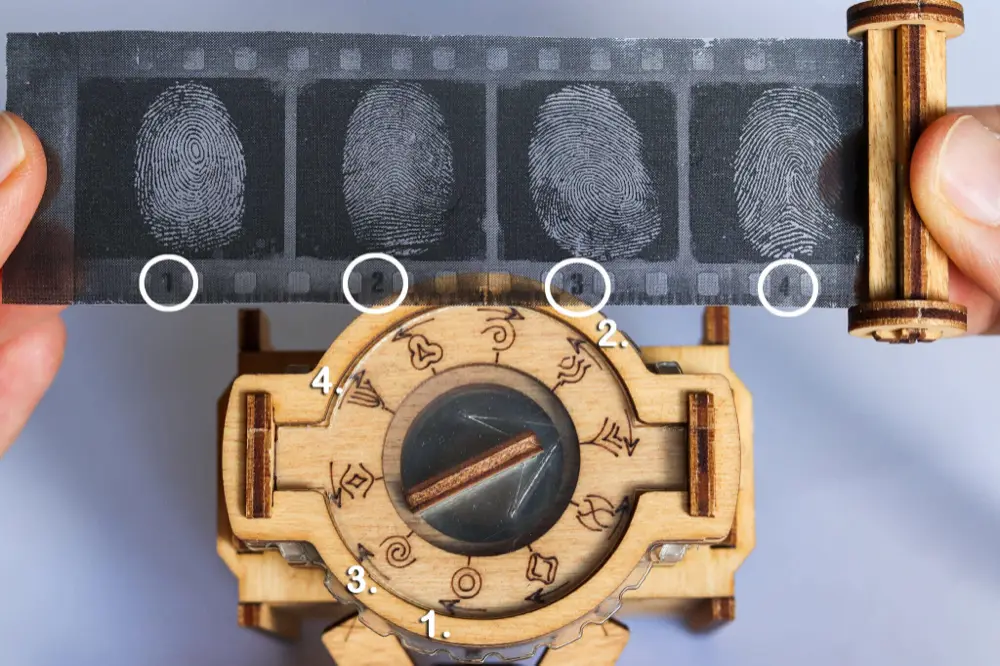 A Câmara de Sherlock – Pistas – Enigma 7 – Solução