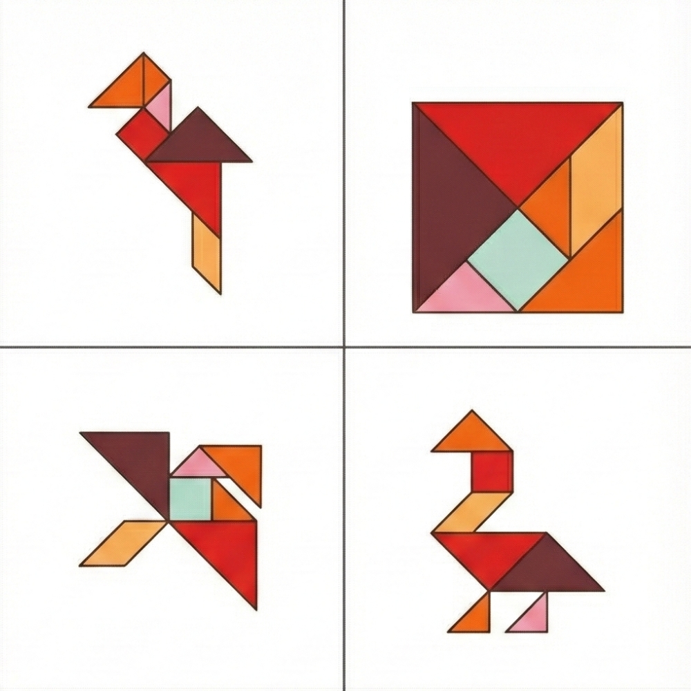 Como fazer um abutre e outras aves com tangram