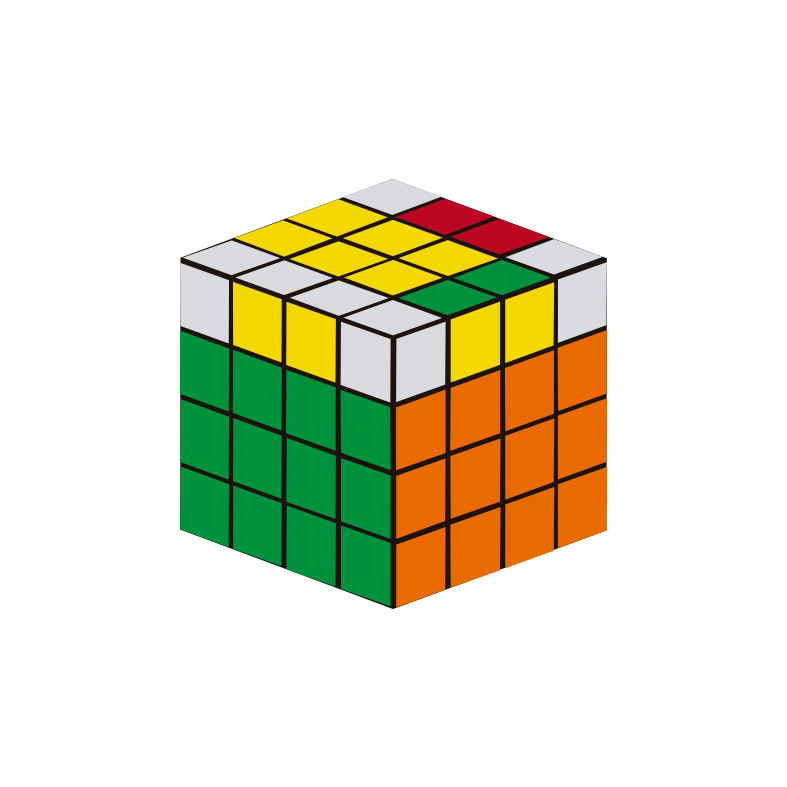 Tutorial de como resolver o cubo mágico passo 4 (de 7). Passo 4